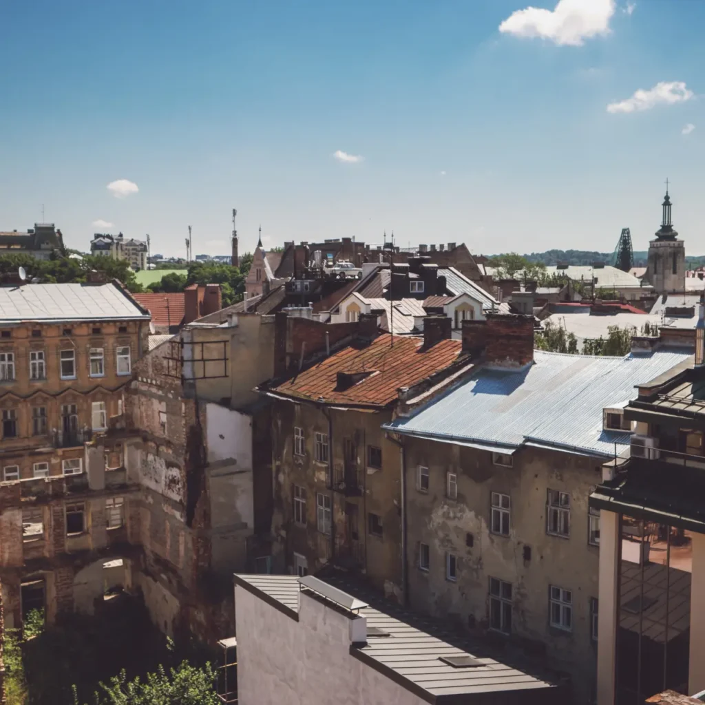 town buildings